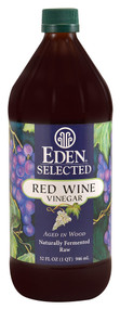 3 PACK of Eden Foods Selected Red Wine Vinegar -- 32 fl oz