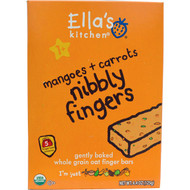 Ellas Kitchen, Nibbly Fingers, Mangoes + Carrots, 5 Bars, 4.4 oz (125 g)