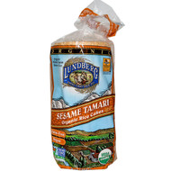 Lundberg, Organic Rice Cakes, Sesame Tamari, 9 oz (255 g)
