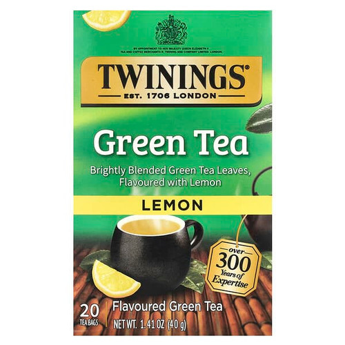 <img alt="Twinings, Flavored Green Tea, Lemon, 20 Tea Bags, 1.41 oz (40 g)" title="Twinings, Flavored Green Tea, Lemon, 20 Tea Bags, 1.41 oz (40 g),070177250997"