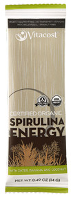 Vitaco Certified Organic Spirulina Energy Bar - 0.49 oz (14 g)