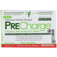 NovaForme, PreCharge, Natural Pre-Workout Drink, Exotic Fruit Punch, 0.35 oz (10 g)
