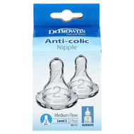 <img alt="Dr. Browns, Natural Flow, Anti-colic Nipple, 3 Months +, Medium Flow, 2 Pack" title="Dr. Browns, Natural Flow, Anti-colic Nipple, 3 Months +, Medium Flow, 2 Pack,072239003220"