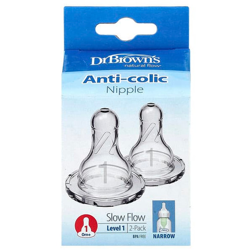 <img alt="Dr. Browns, Natural Flow, Anti-colic Nipple,  0 Months +, Slow Flow, 2 Pack" title="Dr. Browns, Natural Flow, Anti-colic Nipple,  0 Months +, Slow Flow, 2 Pack,072239003022"