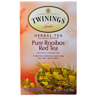 3 PACK of Twinings Red Tea Bags Pure Rooibos -- 20 Tea Bags