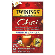 <img alt="Twinings, Flavored Black Tea, Chai, French Vanilla, 20 Tea Bags, 1.41 oz (40 g)" title="Twinings, Flavored Black Tea, Chai, French Vanilla, 20 Tea Bags, 1.41 oz (40 g),070177179533"