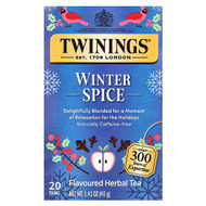 <img alt="Twinings, Flavored Herbal Tea, Winter Spice, Caffeine Free, 20 Tea Bags, 1.41 oz (40 g)" title="Twinings, Flavored Herbal Tea, Winter Spice, Caffeine Free, 20 Tea Bags, 1.41 oz (40 g),070177256357"
