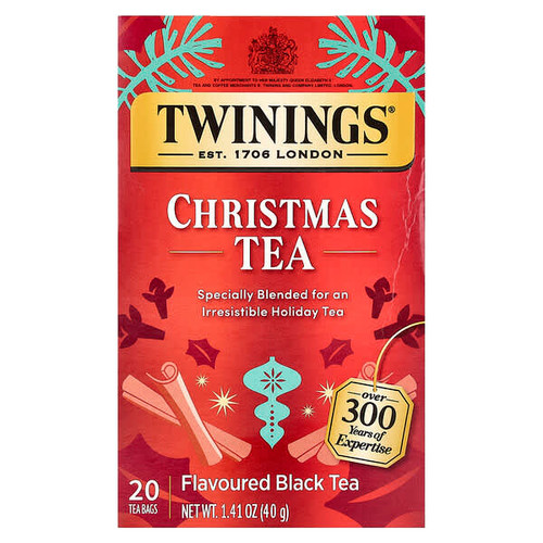 <img alt="Twinings, Flavored Black Tea, Christmas Tea, 20 Tea Bags, 1.41 oz (40 g)" title="Twinings, Flavored Black Tea, Christmas Tea, 20 Tea Bags, 1.41 oz (40 g),070177230777"