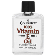 <img alt="Cococare, 100% Vitamin E Oil, 0.5 fl oz (15 ml)" title="Cococare, 100% Vitamin E Oil, 0.5 fl oz (15 ml),075707041007"