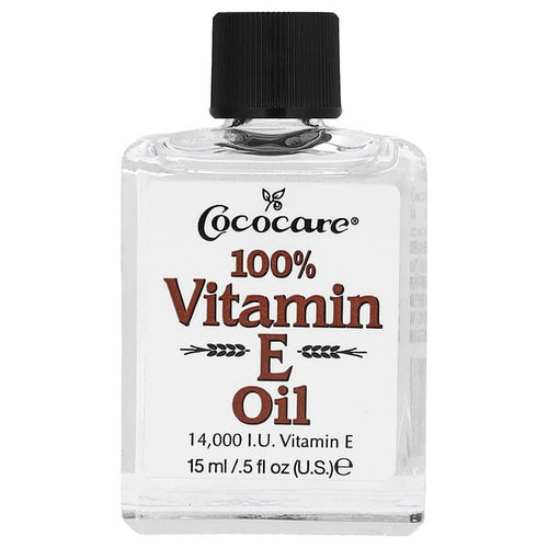 <img alt="Cococare, 100% Vitamin E Oil, 0.5 fl oz (15 ml)" title="Cococare, 100% Vitamin E Oil, 0.5 fl oz (15 ml),075707041007"