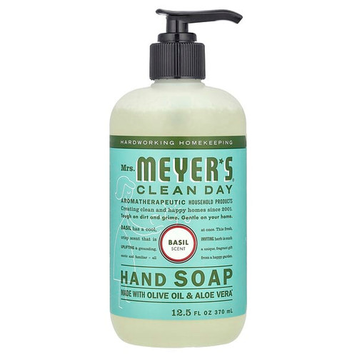 <img alt="Mrs. Meyers Clean Day, Hand Soap, Basil Scent, 12.5 fl oz (370 ml)" title="Mrs. Meyers Clean Day, Hand Soap, Basil Scent, 12.5 fl oz (370 ml),808124141049"