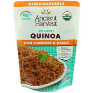 Ancient Harvest, Organic, Quinoa with Chickpeas & Garlic, 8 oz (227 g)