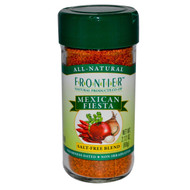 3 PACK of Frontier Natural Products, Mexican Fiesta, Salt-Free Blend, 2.12 oz (60 g)