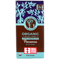 3 PACK of Equal Exchange, Organic, Dark Chocolate, Panama Extra Dark, 2.8 oz (80 g)