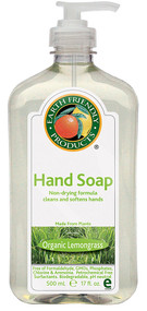 3 PACK of Earth Friendly Ecos Hand Soap Lemongrass -- 17 fl oz