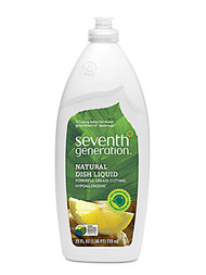 3 PACK of Seventh Generation Natural Dish Liquid Fresh Citrus and Ginger -- 25 fl oz
