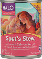 Halo Purely For Pets, Spots Stew for Dogs,  Succulent Salmon - 13.2 oz