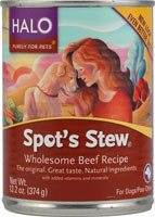 Halo Purely For Pets, Spots Stew for Dogs,  Wholesome Beef - 13.2 oz