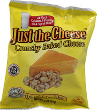 Just The Cheese, Crunchy Baked Cheese,  White Cheddar - 2 oz