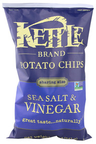 Kettle Foods, Potato Chips,  Sea Salt and Vinegar - 8.5 oz
