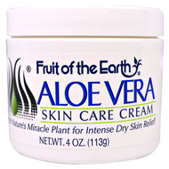 3 PACK of Fruit of the Earth, Aloe Vera Skin Care Cream, 4 oz (113 g)