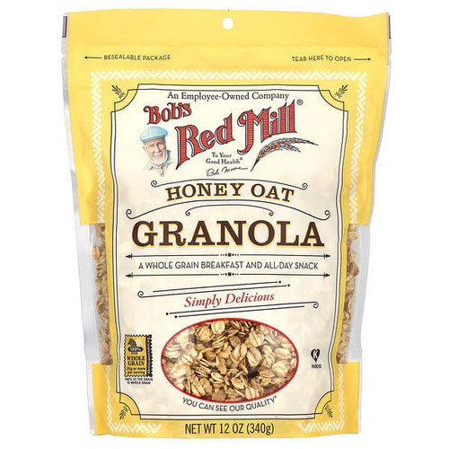 <img alt="Bobs Red Mill, Granola, Honey Oat, 12 oz (340 g)" title="Bobs Red Mill, Granola, Honey Oat, 12 oz (340 g),039978002853"