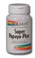 Solaray Super Papaya-Plex Fresh Mint - 90 Chewables