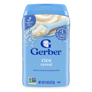 <img alt="Gerber, 1st Foods, Rice Cereal, Supported Sitter, 8 oz (227 g)" title="Gerber, 1st Foods, Rice Cereal, Supported Sitter, 8 oz (227 g),015000070007"