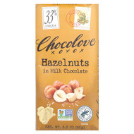 <img alt="Chocolove, Hazelnuts in Milk Chocolate, 33% Cocoa, 3.2 oz (90 g)" title="Chocolove, Hazelnuts in Milk Chocolate, 33% Cocoa, 3.2 oz (90 g),716270001325"
