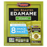 <img alt="Seapoint Farms, Dry Roasted Edamame, Wasabi, 8 Snack Packs, 0.79 oz (22.5 g) Each" title="Seapoint Farms, Dry Roasted Edamame, Wasabi, 8 Snack Packs, 0.79 oz (22.5 g) Each,711575007904"
