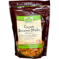 3 PACK of Now Foods, Real Food, Cajun Sesame Sticks, 9 oz (255 g)