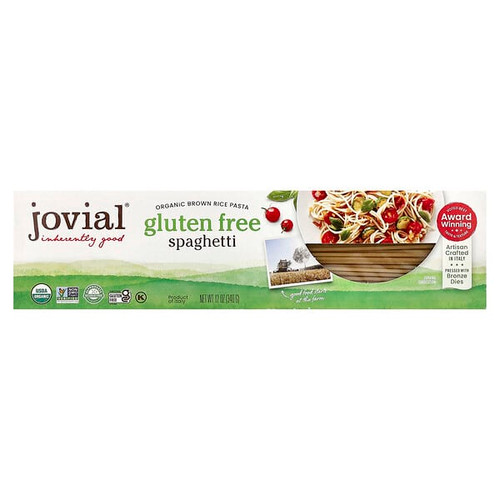 <img alt="Jovial, Gluten Free Spaghetti, 12 oz (340 g)" title="Jovial, Gluten Free Spaghetti, 12 oz (340 g),815421011203"