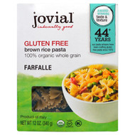 3 PACK of Jovial, Organic Brown Rice Pasta, Farfalle, 12 oz (340 g)