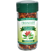 3 PACK of Frontier Co-Op Red Chili Peppers Crushed -- 1.2 oz