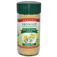 3 PACK of Frontier Co-Op Organic Mustard Seed Ground -- 1.8 oz
