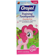 Orajel, My Little Pony Training Toothpaste, Flouride Free, Pinkie Fruity Flavor, 1.5 oz (42.5 g)