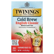 <img alt="Twinings, Cold Brewed Iced Tea, Black Tea, English Classic, Unsweetened, 20 Tea Bags, 1.41 oz (40 g)" title="Twinings, Cold Brewed Iced Tea, Black Tea, English Classic, Unsweetened, 20 Tea Bags, 1.41 oz (40 g),070177261658"