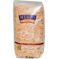 3 PACK of Delallo 100% Organic Orzo Pasta -- 16 oz