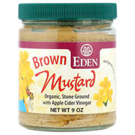 <img alt="Eden Foods, Organic Brown Mustard With Apple Cider Vinegar, 9 oz" title="Eden Foods, Organic Brown Mustard With Apple Cider Vinegar, 9 oz,024182002126"