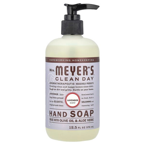 <img alt="Mrs. Meyers Clean Day, Hand Soap, Lavender , 12.5 fl oz (370 ml)" title="Mrs. Meyers Clean Day, Hand Soap, Lavender , 12.5 fl oz (370 ml),808124111042"