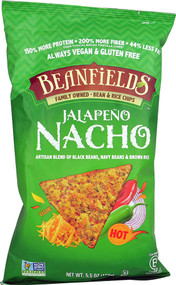 3 PACK of Beanfields Bean Chips Gluten Free Jalapeno Nacho -- 5.5 oz