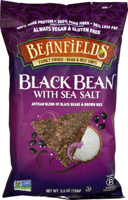 3 PACK of Beanfields Bean Chips Gluten Free Black Bean with Sea Salt -- 5.5 oz