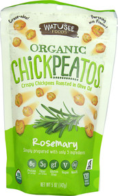 Watusee Foods Organic Chickpeatos  Rosemary - 5 oz