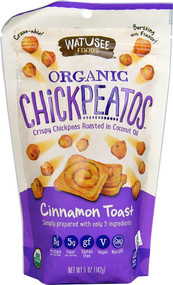 Watusee Foods Organic Chickpeatos  Cinnamon Toast - 5 oz