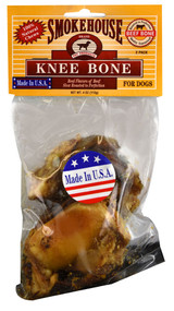 Smokehouse, Knee Bone Dog Treats,  Beef - 2 Pack