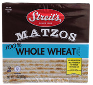 Streits, Whole Wheat Matzos - 11 oz