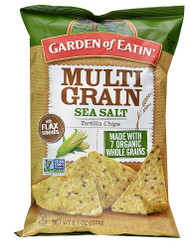 3 PACK of Garden of Eatin' Multi Grain Tortilla Chips with Flax Seeds Sea Salt -- 8.1 oz