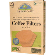 If You Care, Coffee Filters, No. 4 , 100 Filters (Discontinued Item)