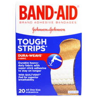 Band Aid, Brand Adhesive Bandages, Tough Strips, 20 Bandages (5 PACK)
