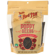 Bobs Red Mill, Whole Poppy Seeds, 8 oz (226 g)